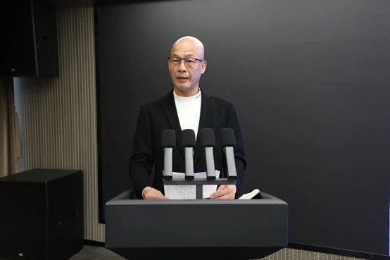 Wang Dawu, pr&eacute;sident-directeur g&eacute;n&eacute;ral, prononce le discours de clôture.