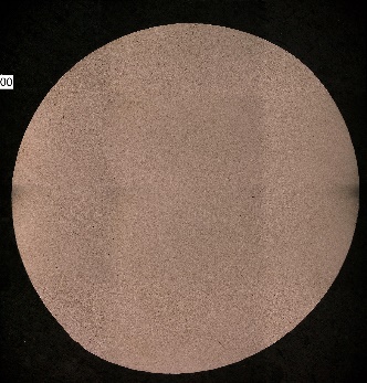 M&eacute;tallographie de la partie centrale du mat&eacute;riau extrud&eacute;